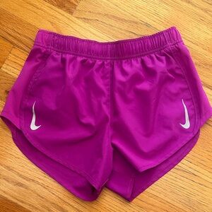 Nike Women's Magenta Athletic Shorts